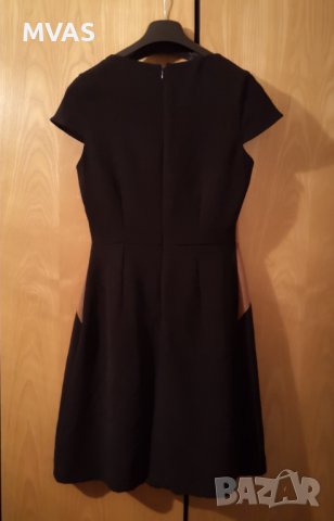 Нова Zara лятна черна бежова рокля S размер, снимка 2 - Рокли - 41616568