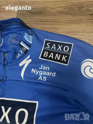 Мъжко Вело MTB джърси Sportful Specialized Saxo Bank цял цип , L размер , снимка 4 - Спортни дрехи, екипи - 50850480