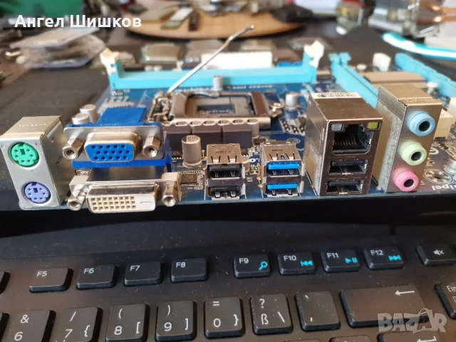 Дънна платка B75 Gigabyte GA-B75M-D2V rev. 1.0 Socket 1155, снимка 2 - Дънни платки - 34479930