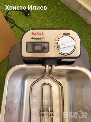 Фритюрник Tefal Oleoclean Pro Inox Design 3.5L 2300W, снимка 9 - Фритюрници - 56028588