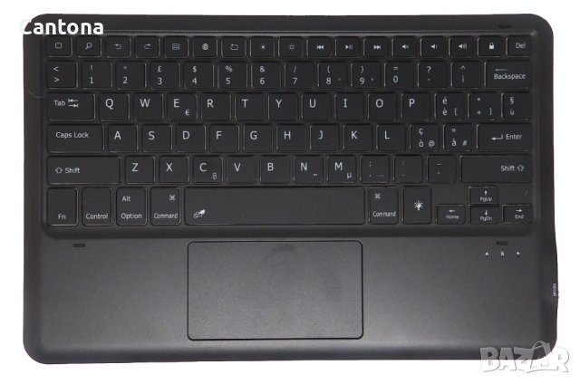 Bluetooth ултра тънка клавиатура с тъчпад, акумулаторна батерия и 7-цветна подсветка, снимка 5 - Клавиатури и мишки - 40734139