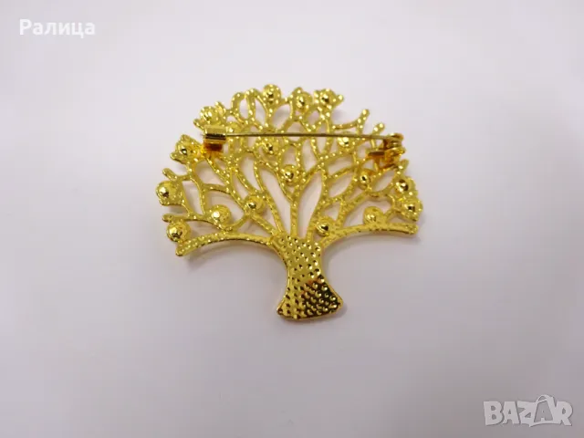 Нова брошка "Дървото на живота" с ринстони тип "Сваровски", снимка 2 - Други - 50153112