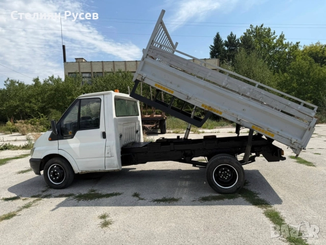  Ford transit 2.4 90кс САМОСВАЛ / Дясна дирекция -номер на рама е набита на колонката на вратата от , снимка 3 - Бусове и автобуси - 51972486