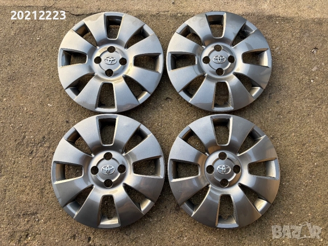 4 броя оригинални тасове за Toyota Yaris 15, снимка 3 - Аксесоари и консумативи - 52774375