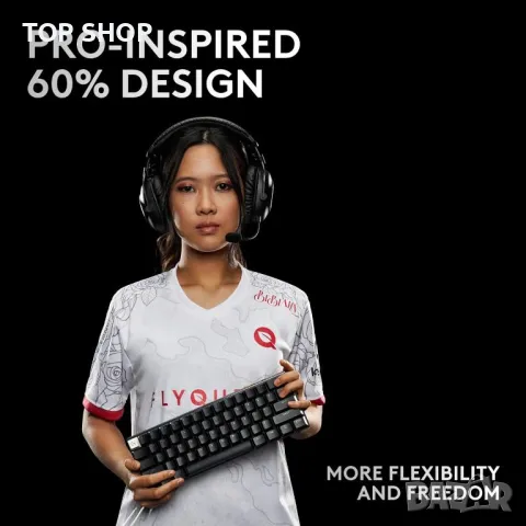 Logitech G PRO X 60 LIGHTSPEED безжична гейминг механична клавиатура, снимка 8 - Клавиатури и мишки - 49944911