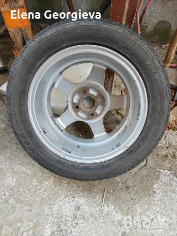 4 Гуми с джанти. Били са на KIA. RIOHIGH PERFORMANCE и размерът 195/55 R15 85V. Това са летни гуми, снимка 2 - Гуми и джанти - 56069314