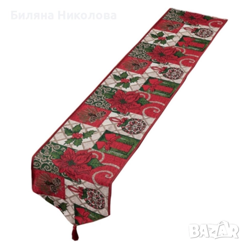 Коледна покривка за маса - идеалната празнична декорация, снимка 6 - Покривки за маси - 52445073