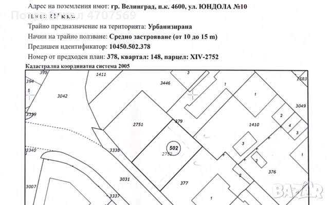 Отдавам под наем парцел 227 кв.м – отлична локация, подходящ за паркинг /автокъща/ търговска дейност