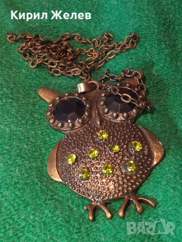 МОДЕН ФИГУРАЛЕН АРТ ПЕНДАНТ - БУХАЛЧЕ с ВЕРИЖКА и ФАСЕТИРАНИ ЦВЕТНИ КРИСТАЛИ 29489, снимка 9 - Колиета, медальони, синджири - 37793681