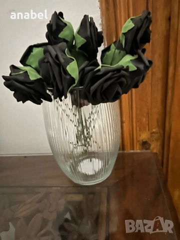 Стъклени вази, снимка 11 - Вази - 14345449