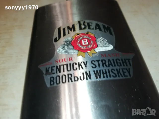 JIM BEAM-МЕТАЛНО ШИШЕ 1711241840, снимка 15 - Антикварни и старинни предмети - 48002894