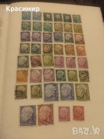 Пощенски марки Теодор Хойс !, снимка 2 - Филателия - 52043330