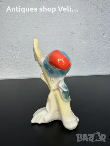 Порцеланова фигура папагал №6487, снимка 3 - Антикварни и старинни предмети - 48891894