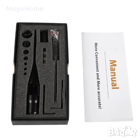 Универсален лазерен колиматор от 22 до 50 калибър, червен лазер, снимка 2 - Оборудване и аксесоари за оръжия - 53184340