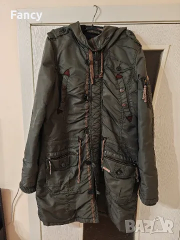 Страхотна дамска шуба Khujo XXL , снимка 2 - Якета - 49425300