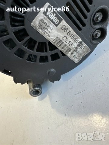 Алтернатор LHD за Peugeot 407 2.2 HDI (2007) 9661544880, снимка 3 - Части - 53698549