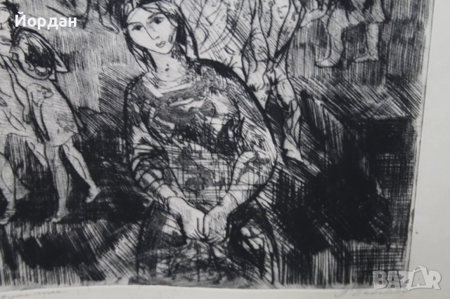 Литография ''П.Пенчев'', снимка 6 - Картини - 52724263