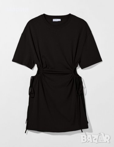 Нова рокля Bershka с връзки на талията, снимка 5 - Рокли - 35920707