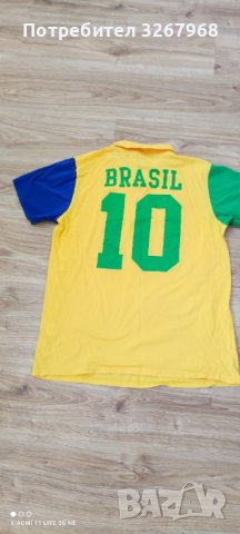 Ретро тениска на Бразилия , снимка 4 - Спортни дрехи, екипи - 41663718