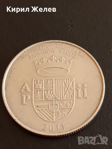 Монета 1/2 балбоа 2011г. Панама рядка за КОЛЕКЦИЯ , снимка 2 - Нумизматика и бонистика - 48904995