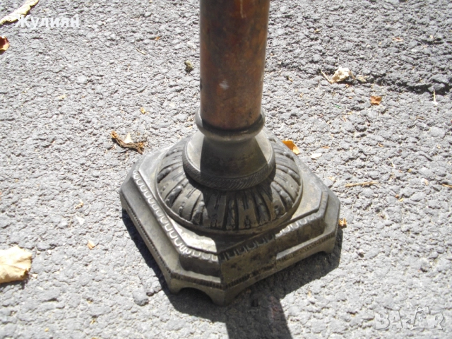 СТАРА ГАЗЕНА ЛАМПА , снимка 5 - Антикварни и старинни предмети - 51464473