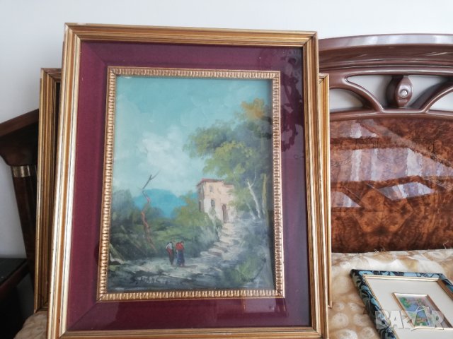 2 картини внос от Италия 45/55 см, снимка 5 - Картини - 39701215
