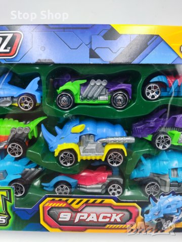 Метални колички сет 9бр Teamsterz Beast Machines животни, снимка 4 - Коли, камиони, мотори, писти - 44289321