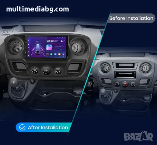 Renault Master 3 2011 - 2021 Мултимедия Навигация Android, снимка 2 - Аксесоари и консумативи - 50164268