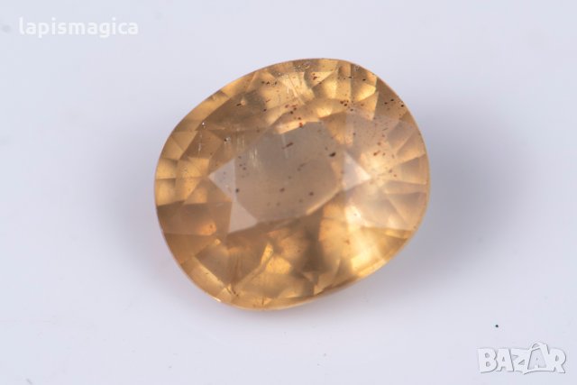 Жълт сапфир 1.27ct нетретиран овал