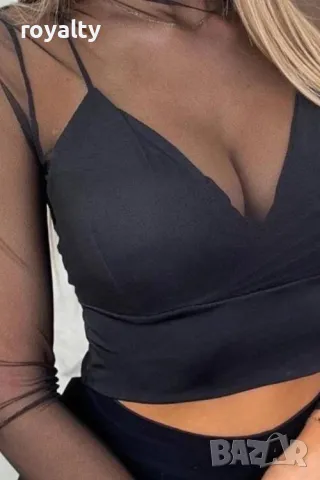 Дамска блуза с акцент, снимка 4 - Блузи с дълъг ръкав и пуловери - 49238545