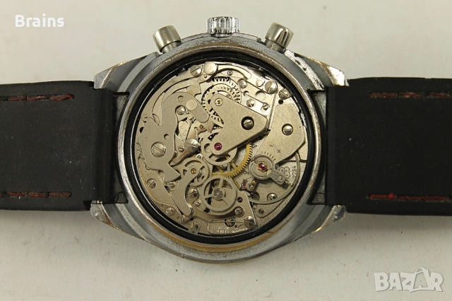 1960's ALIHOR Швейцарски Състезателен Хронограф Супер Рядък, снимка 8 - Мъжки - 51795219