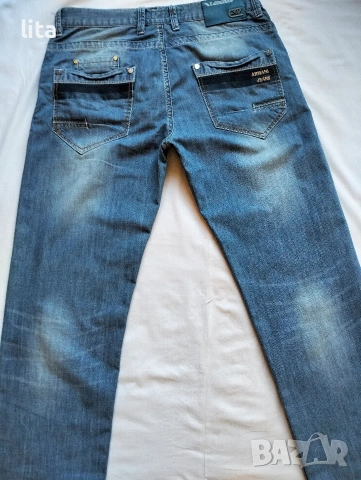 Мъжки дънки EMPORIO ARMANI Размер L, снимка 3 - Дънки - 53846272