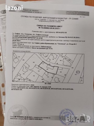 Парцел в центъра на Сеславци