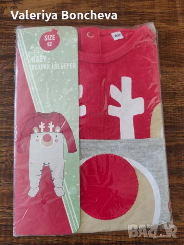 коледни бебешки бодита , снимка 3 - Бодита за бебе - 52773376