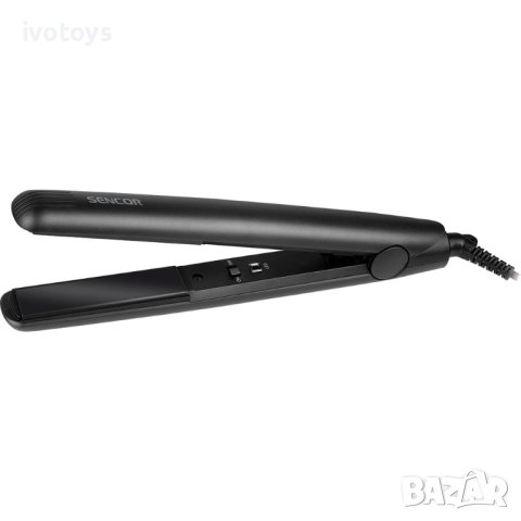 Преса за коса Sencor SHI 110BK, 40 W, Температура 200 ° C, Черен