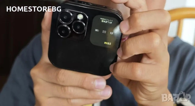 НОВА ЦЕНА:Сгъваем мини смартфон с две сим карти, снимка 3 - Телефони с две сим карти - 50827714