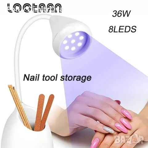 Ново! Настолна мини лампа за маникюр - 36W, снимка 2 - Продукти за маникюр - 47545003