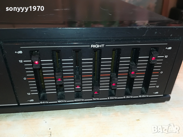 FISHER EQ-870 MADE IN JAPAN-ВНОС SWISS 1404221652, снимка 7 - Ресийвъри, усилватели, смесителни пултове - 36458300