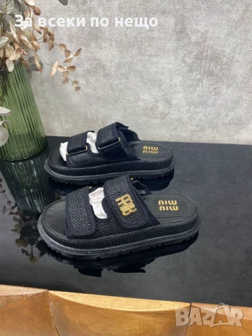 Miu Miu Дамски Чехли Миу Миу - 4 Налични Цвята Код E660, снимка 8 - Чехли - 51073509