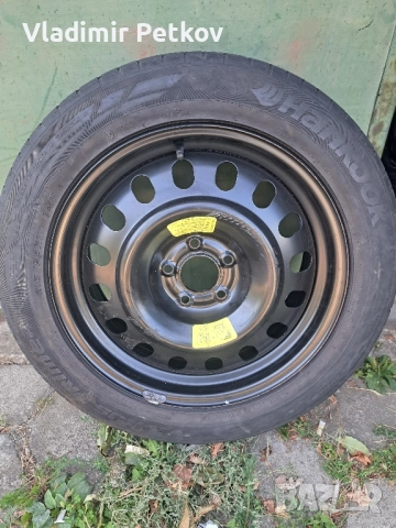 Продавам резервна гума за Пежо 407!Размер 215 55 17!Никакви следи от употреба.