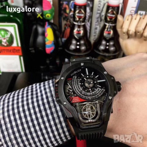 Мъжки часовник Hublot MP-09 Tourbillon с кварцов механизъм, снимка 1 - Мъжки - 42620710