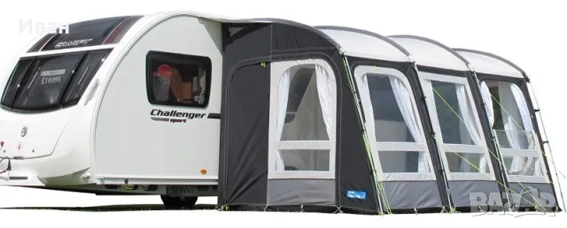 Универсален форселт за каравана Kampa Rally Pro 390 (poled). Размери 390/250см, снимка 3 - Палатки - 49823525