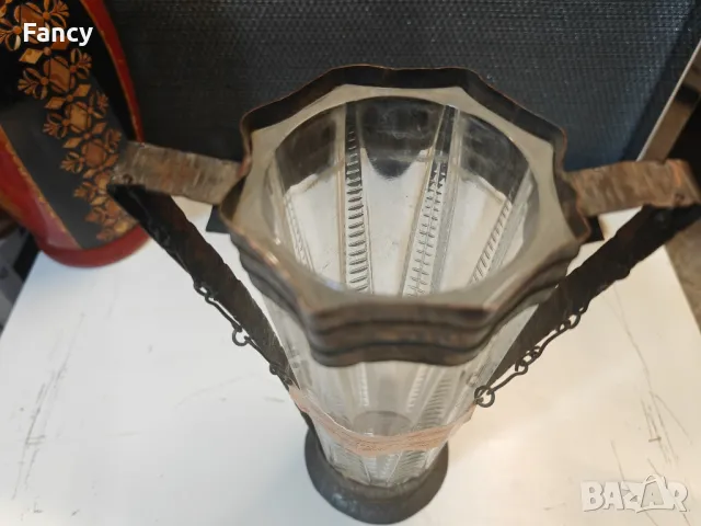 Стара спортна купа/стъкло и мед, снимка 4 - Други ценни предмети - 48200817