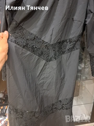 черна рокля шушляк и дантела, снимка 4 - Рокли - 51103144