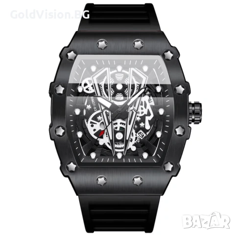 Мъжки часовник BINBOND – BLACK + ПОДАРЪК