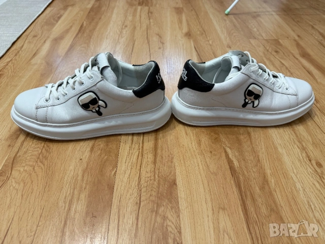 Karl Lagerfeld оригинални мъжки кецове от естествена кожа, снимка 5 - Кецове - 53314955