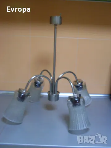 Стар абажур, полилей., снимка 13 - Лампи за таван - 37665084