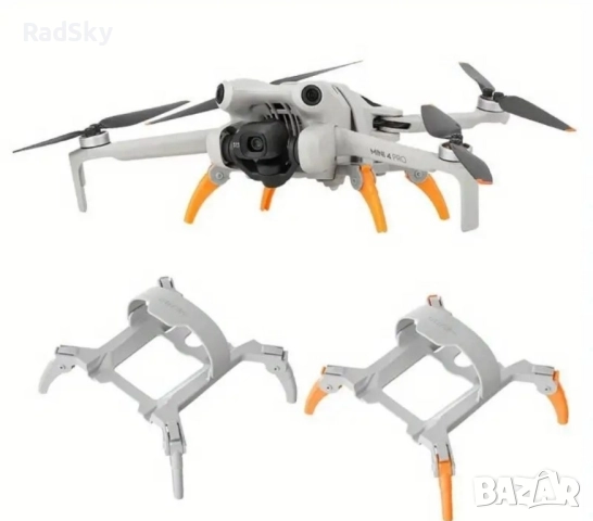 Сгъваеми крака за DJI Mini 2 3 4 Pro SE 4k сгъваем механизъм удължител за кацане, снимка 2 - Дронове и аксесоари - 52245118