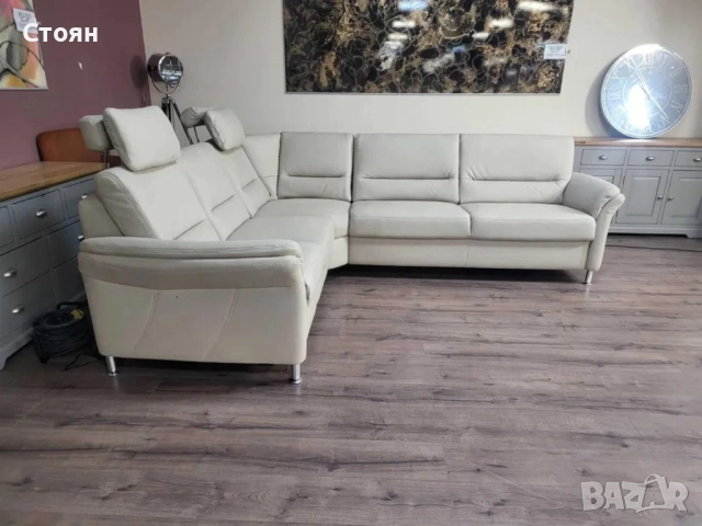 ПРОМОЦИЯ!Светло кремав ъглов диван от плат Dakar с ел.релакс механизъм, снимка 8 - Дивани и мека мебел - 52827092