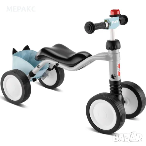 Четириколка за деца PUKY Wutsch Bundle, светло сива
